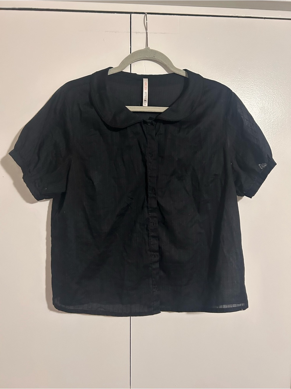 Rat Boi Peter Pan Collar Button Down Shirt